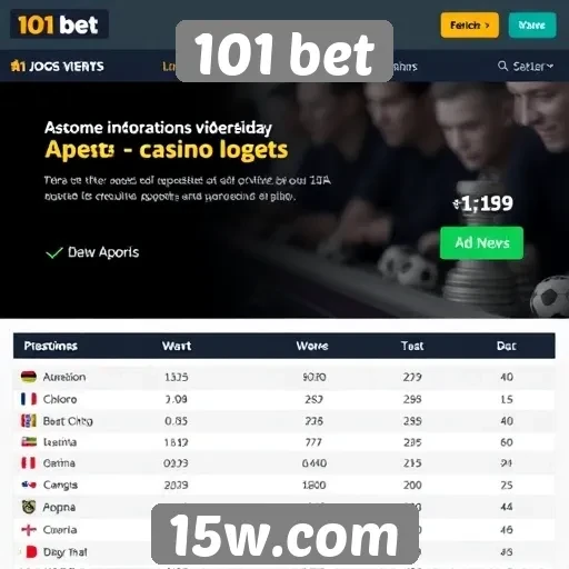 Tendências de apostas no site 101 bet